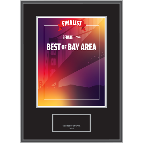 2026 Best of Bay Area - Finalist - Traditional Plaque (With or Without Photo)