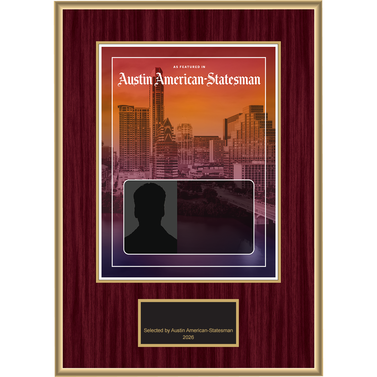 Traditional Plaque (With or Without Photo)