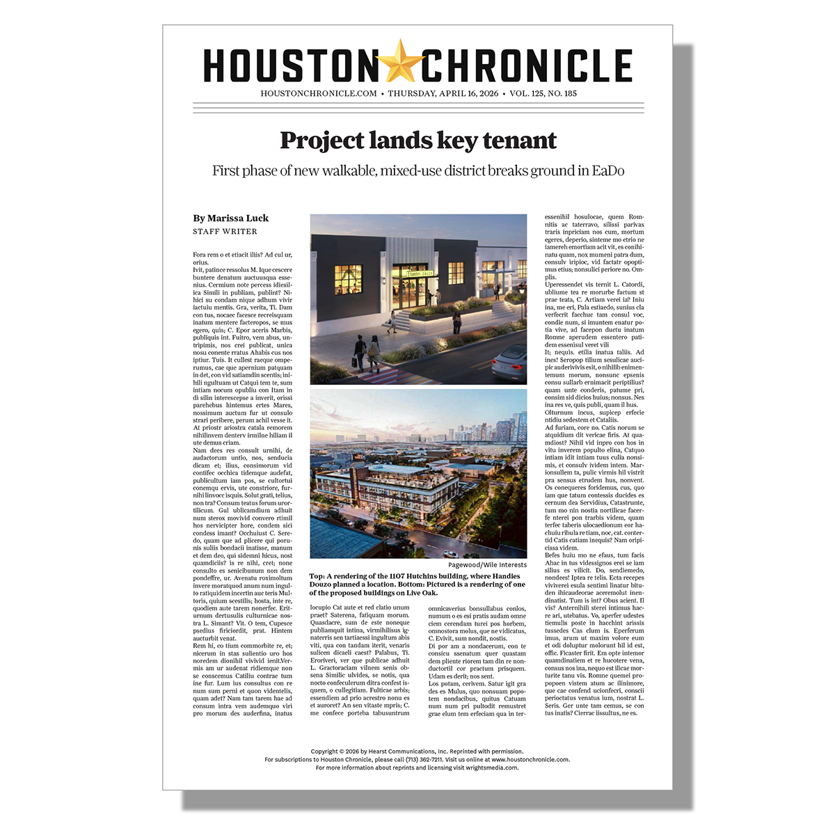Unframed Article (Poster)