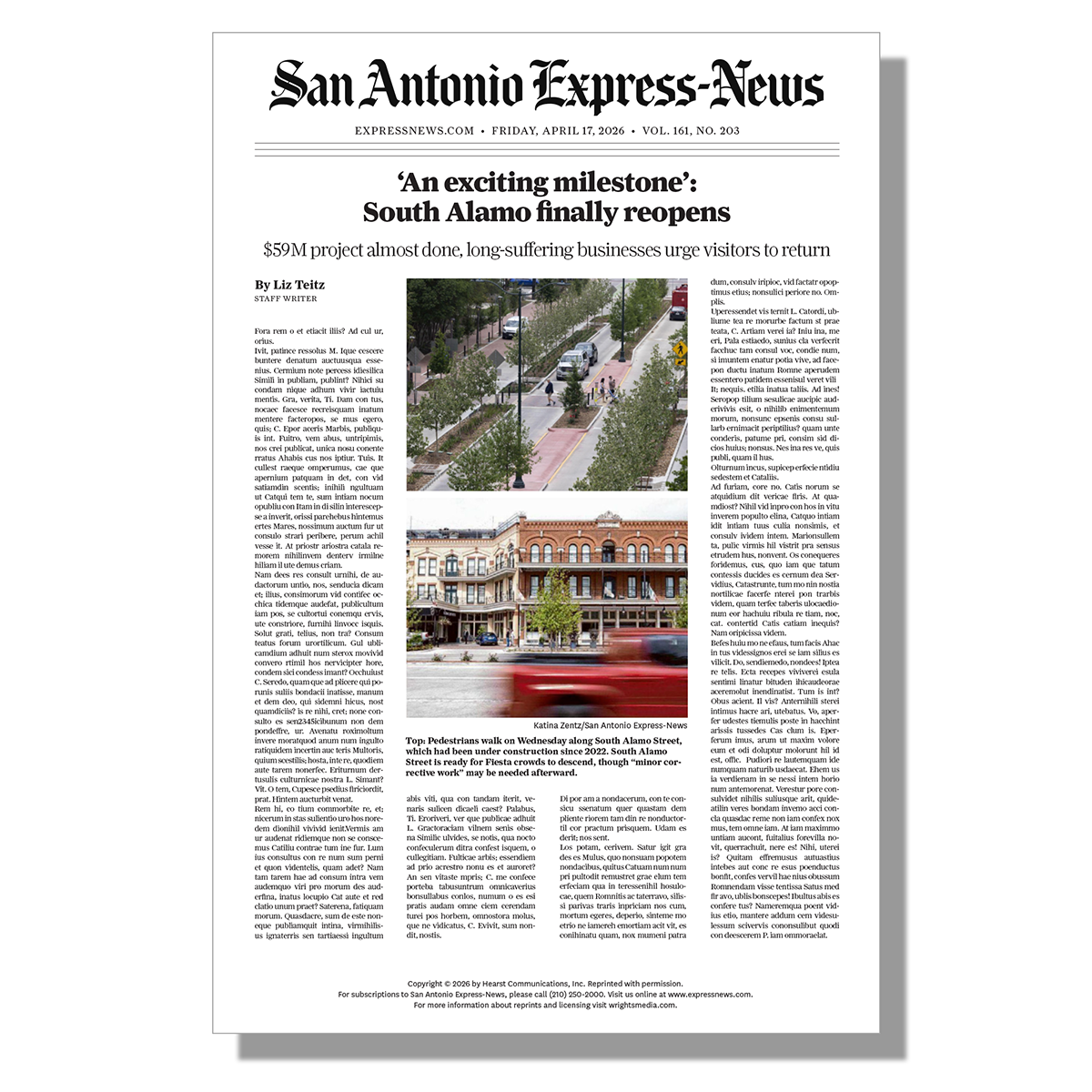 Unframed Article (Poster)